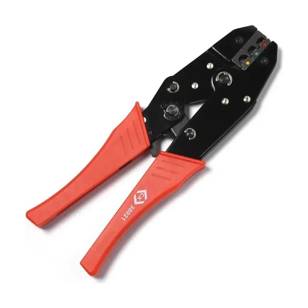 Ratchet Crimping Pliers for Insulated Te