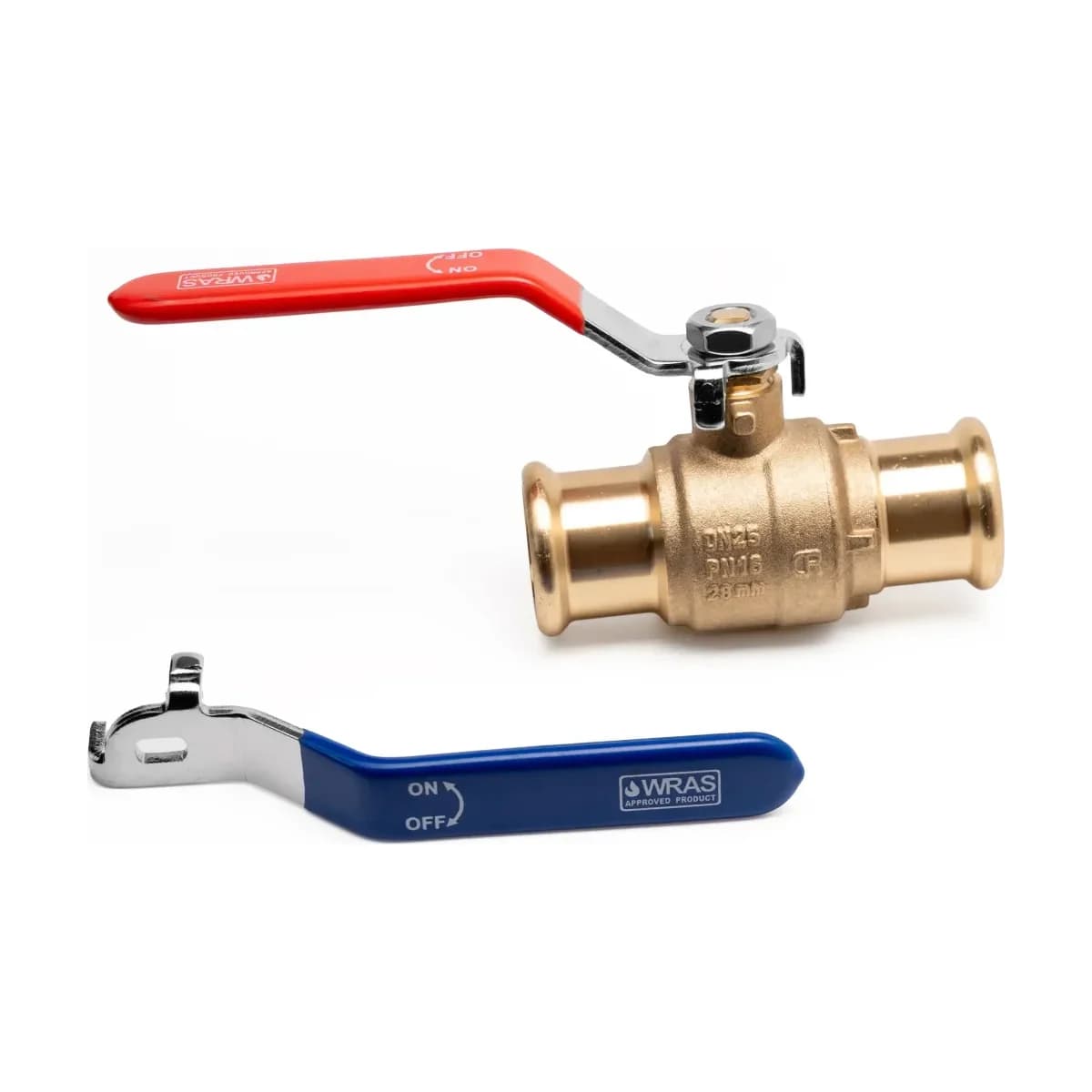 Press Fit M Profile Lever Ball Valve WRAS CxC (28mm)