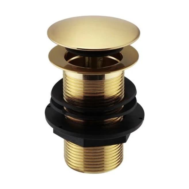 Basin Clicker Waste(Unslott)BrushedBrass