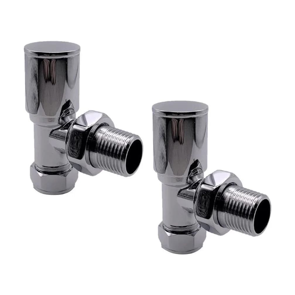Towel Rail - Chrome Avgled Twin Valve Design