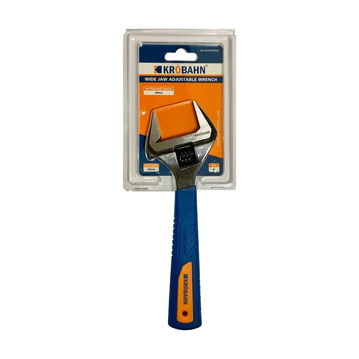 Wide Jaw Adjustable Wrenches 8"