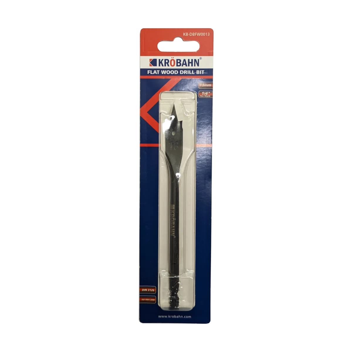 Krobahn Flat Wood Drill Bit 13mm