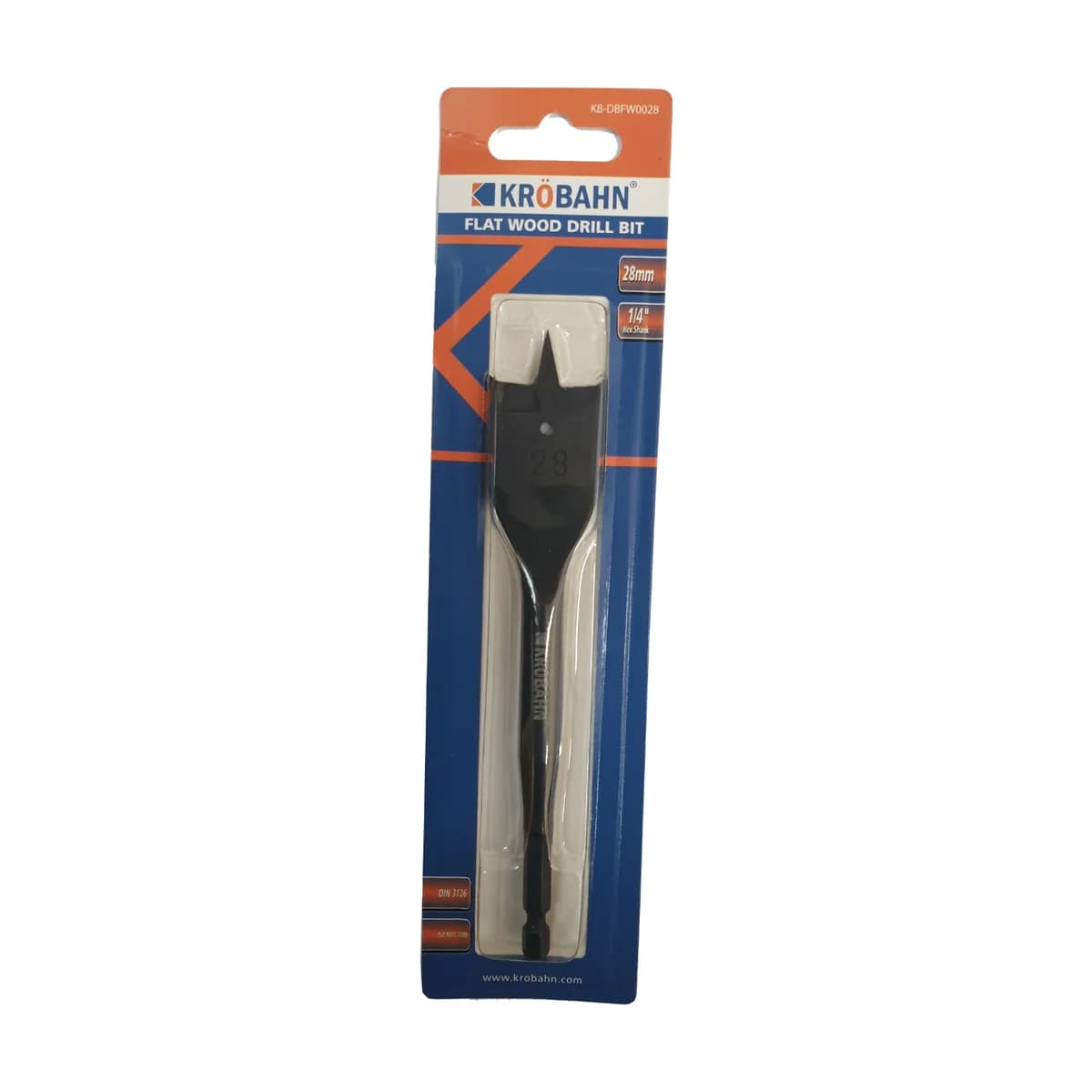 Krobahn Flat Wood Drill Bit 28mm
