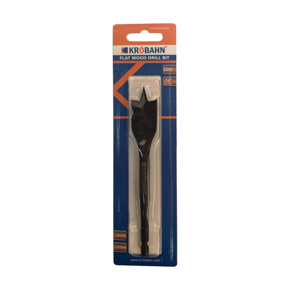Krobahn Flat Wood Drill Bit 22mm
