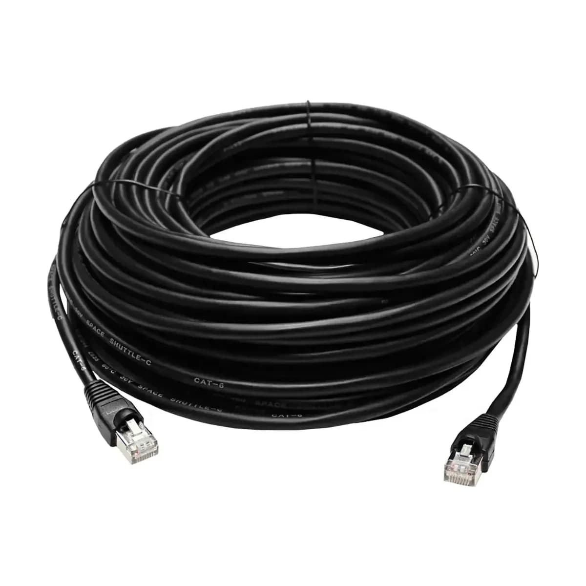 Philex Black Cat 6 Ethernet Cable 600mm