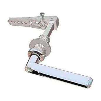 Heavy Duty Cistern Lever Chrome on Metal
