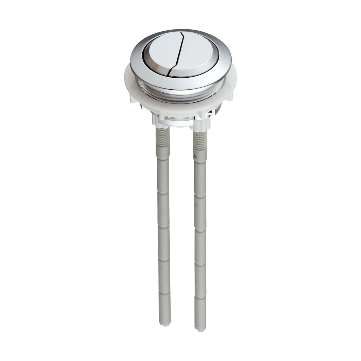 Chrome Push Button 48mm