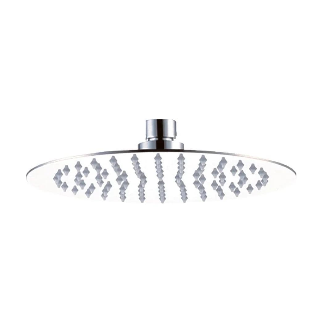 Slim Chrome on Stainless Steel Rain Shower