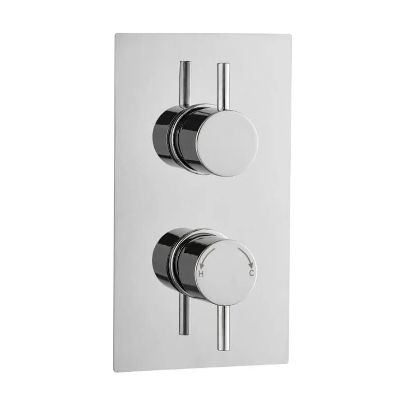 Round Concealed Thermostatic Shower Mixer
