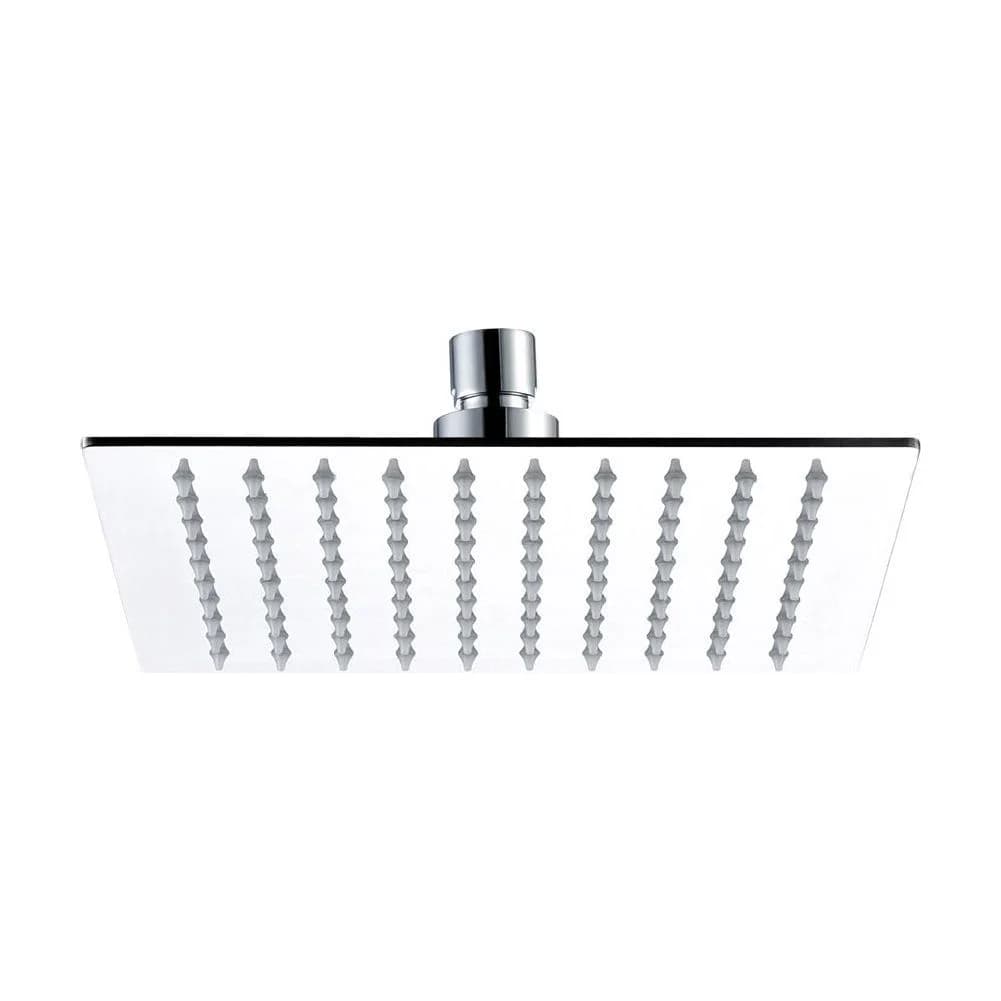 8" Square Rain Shower Slim ChromeS/Steel