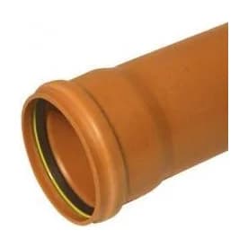 160mm Single Socket Underground Pipe 3m 150MMUGPSS3M