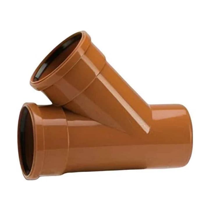 110mm U/G 45 Tee Double Socket