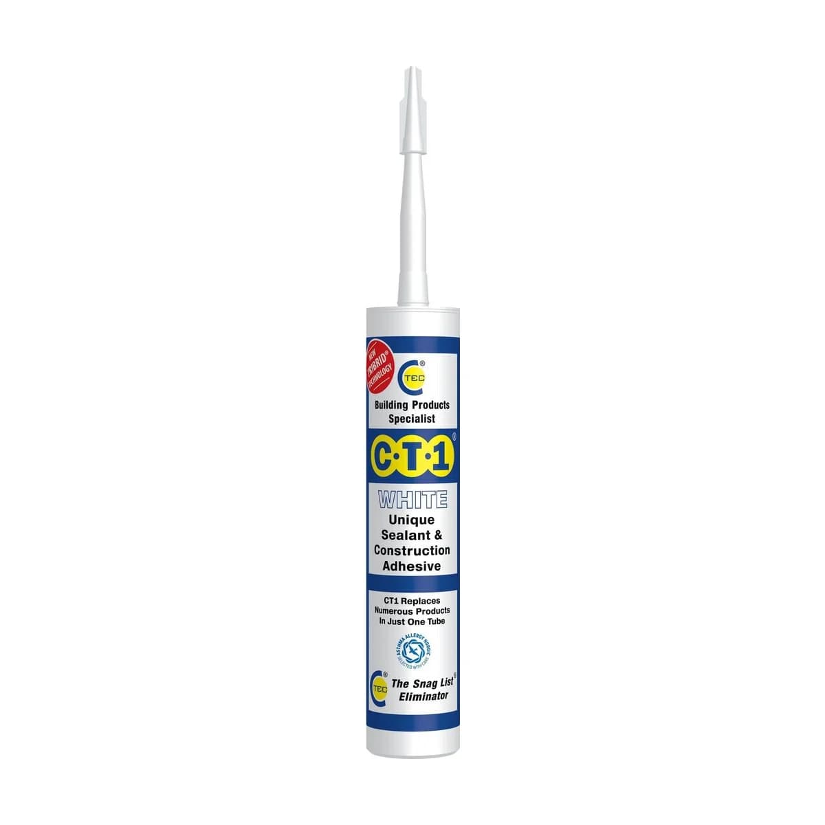 C-Tec CT1 290ml Sealant & Adhesive - White