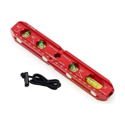 Aluminium Boat Level inc Spare Vials and