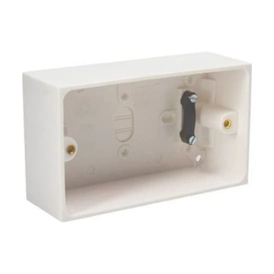 Pattress Box 45mm Twin