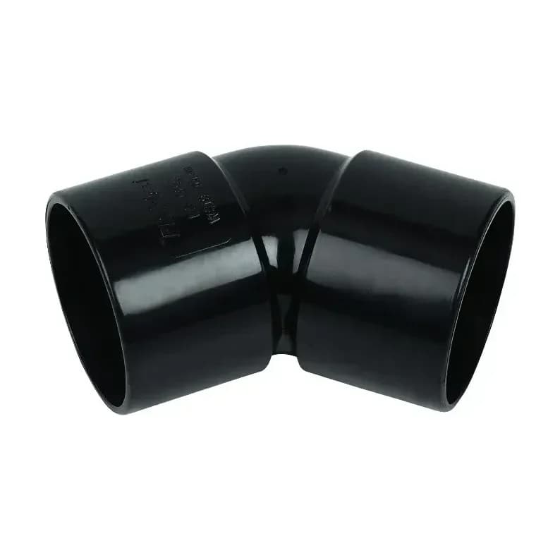 FloPlast ABS Solvent Weld 135 Degree Bend 40mm WS19B Black