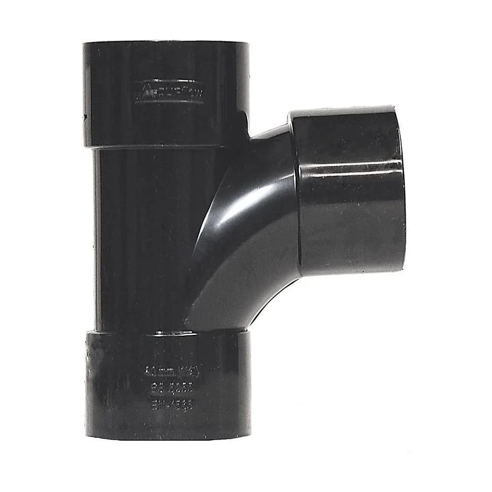 Aquaflow Black 50mm Solvent 92 Branch Waste
