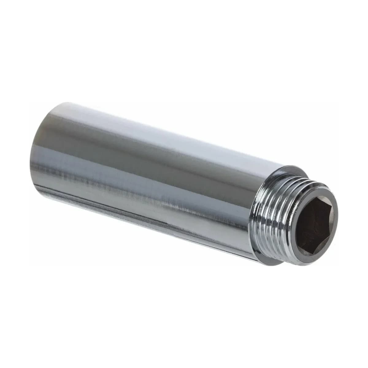 1/2 x 60mm Tap Pipe Thread Extension Female x Male Chrome Brass