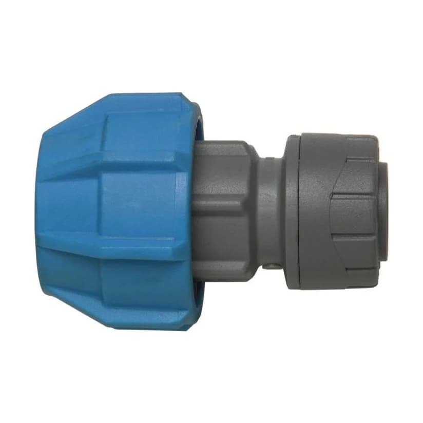 PolyPlumb 22mm to 32mm MDPE Adaptor - Grey