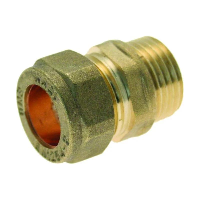 28mm x 1" Compact Male Iron Compression Coupler