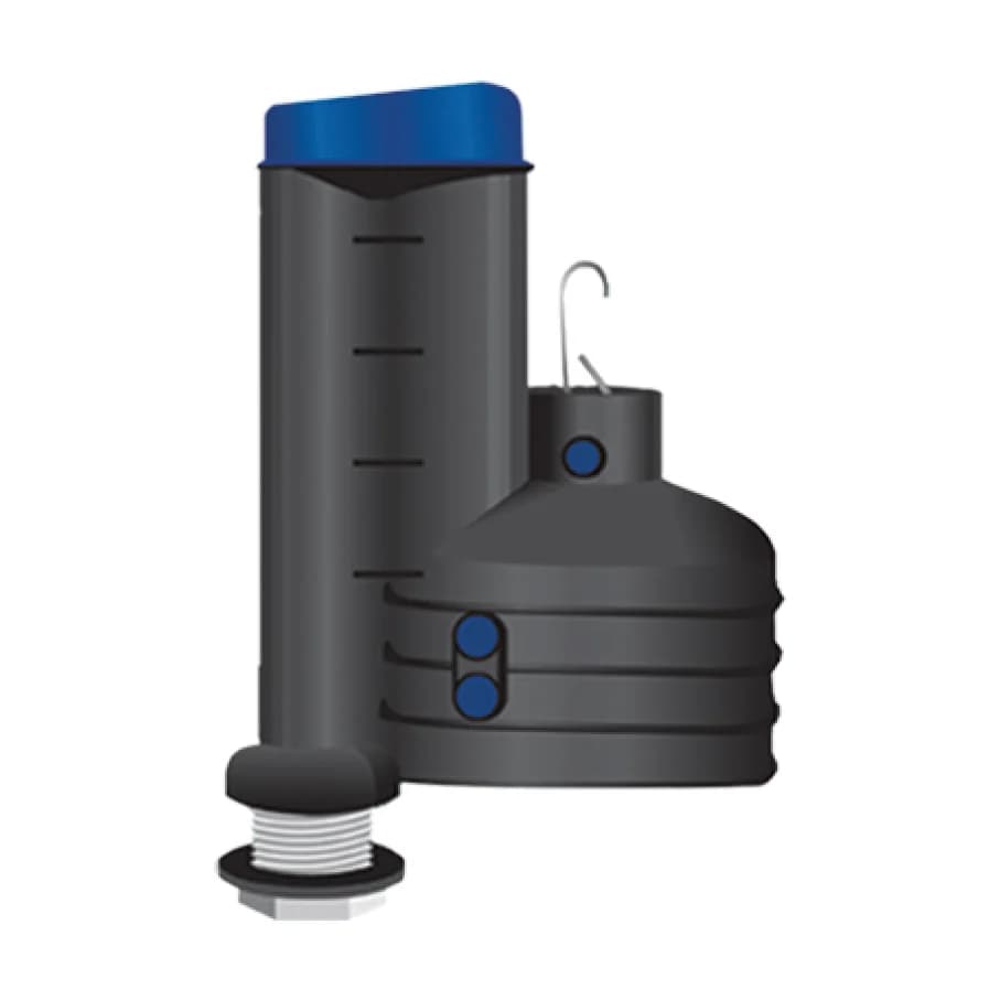 FLUIDMASTER Delchem Dual Flush Syphon 7.5in