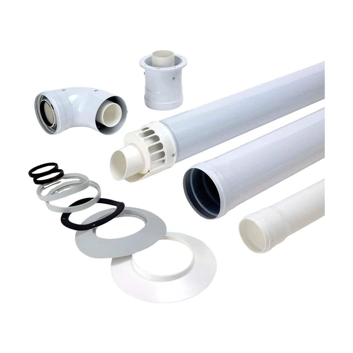 Biasi Boiler Flue Accessories – Raised Horizontal Flue (4")