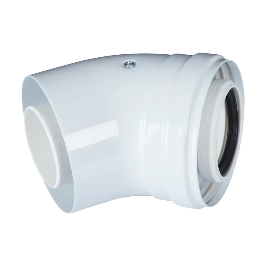 Biasi Boiler Flue Accessories – 45° Elbow (4")
