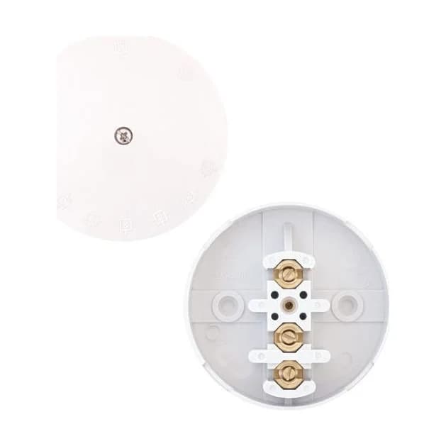 LGK828 30 Amp Junction Box – 3 x 4mm Terminals – White