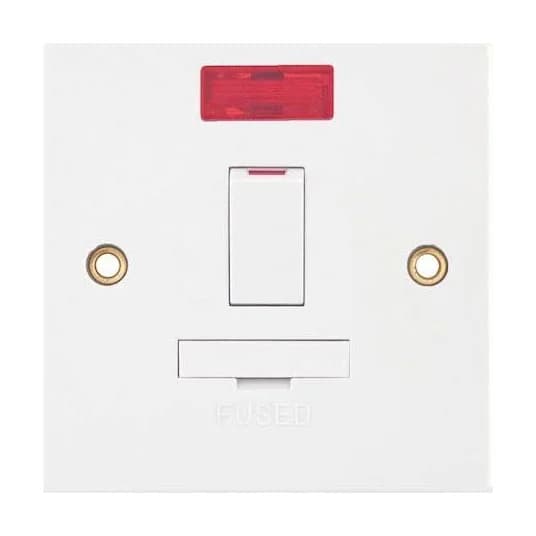 LG9218N 13 Amp Fused Connection Unit with Neon DP – Switched