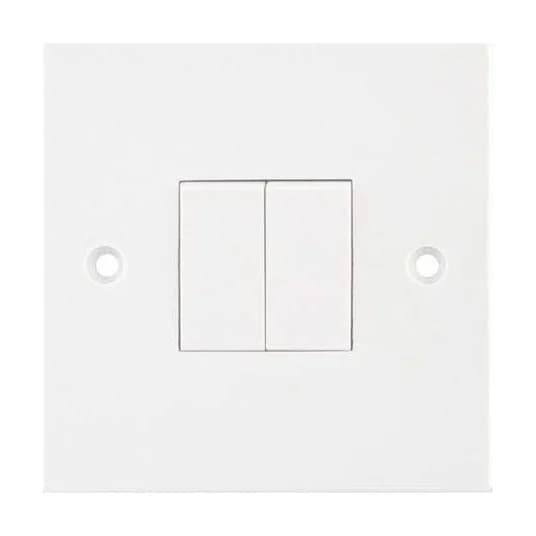 LG202 10 Amp Plate Switch – 2 Gang 2 Way – X-Rated
