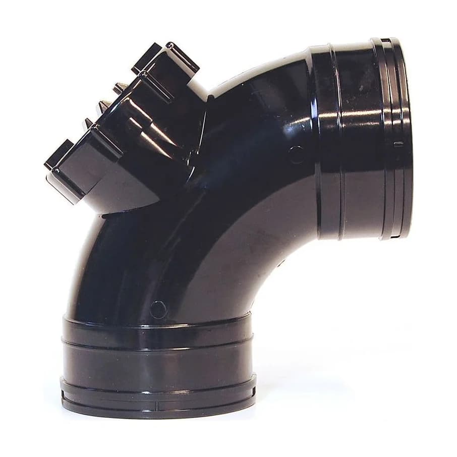 Screw Cap Access 90 Bend Double Socket 110mm