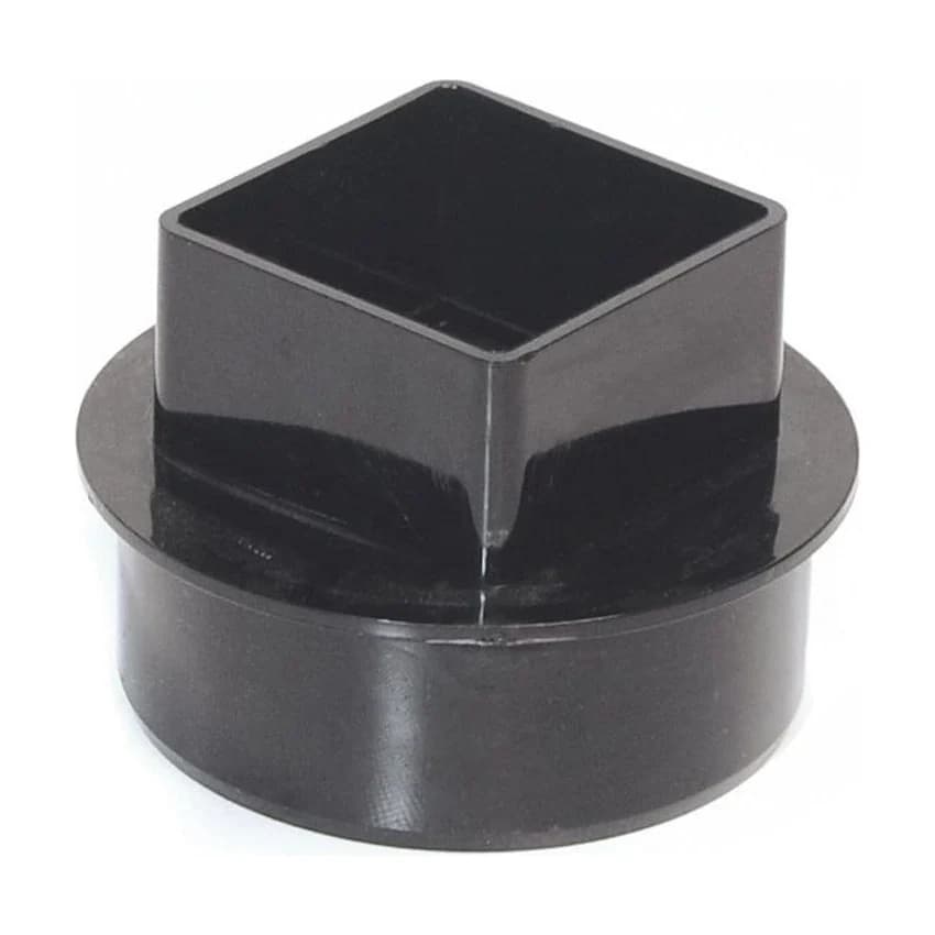 110mm x 68mm Square to Soil/Rainwate Adaptor