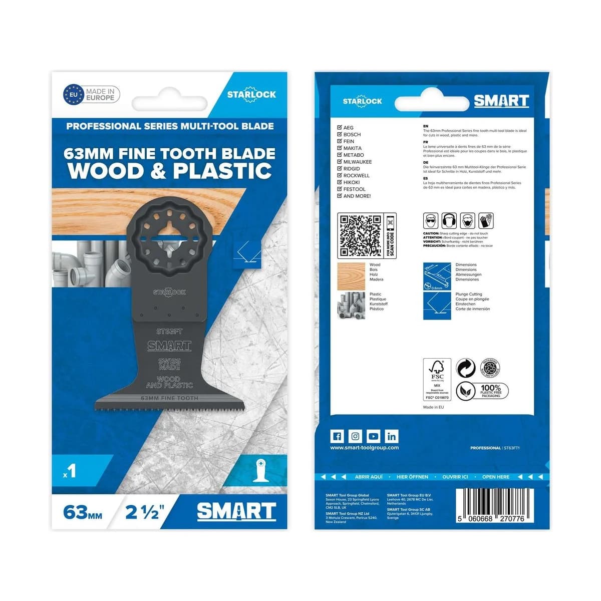 Smart 63mm Fine Tooth Blade