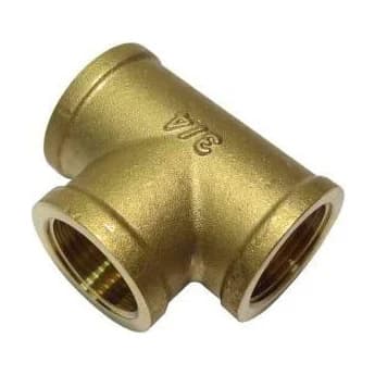 3/4" BSP Brass Equal Tee