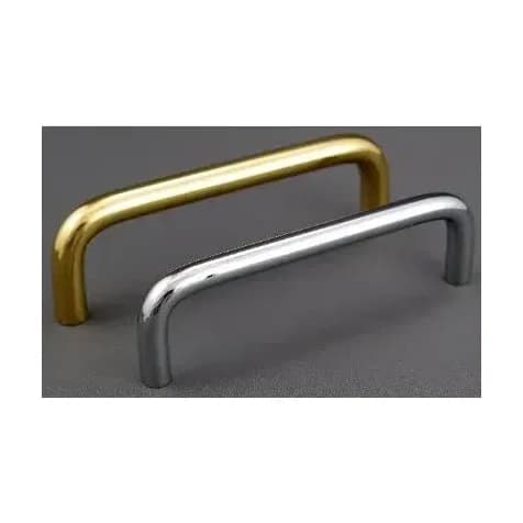 D Handle Brass Bolt Thru 100mm PP