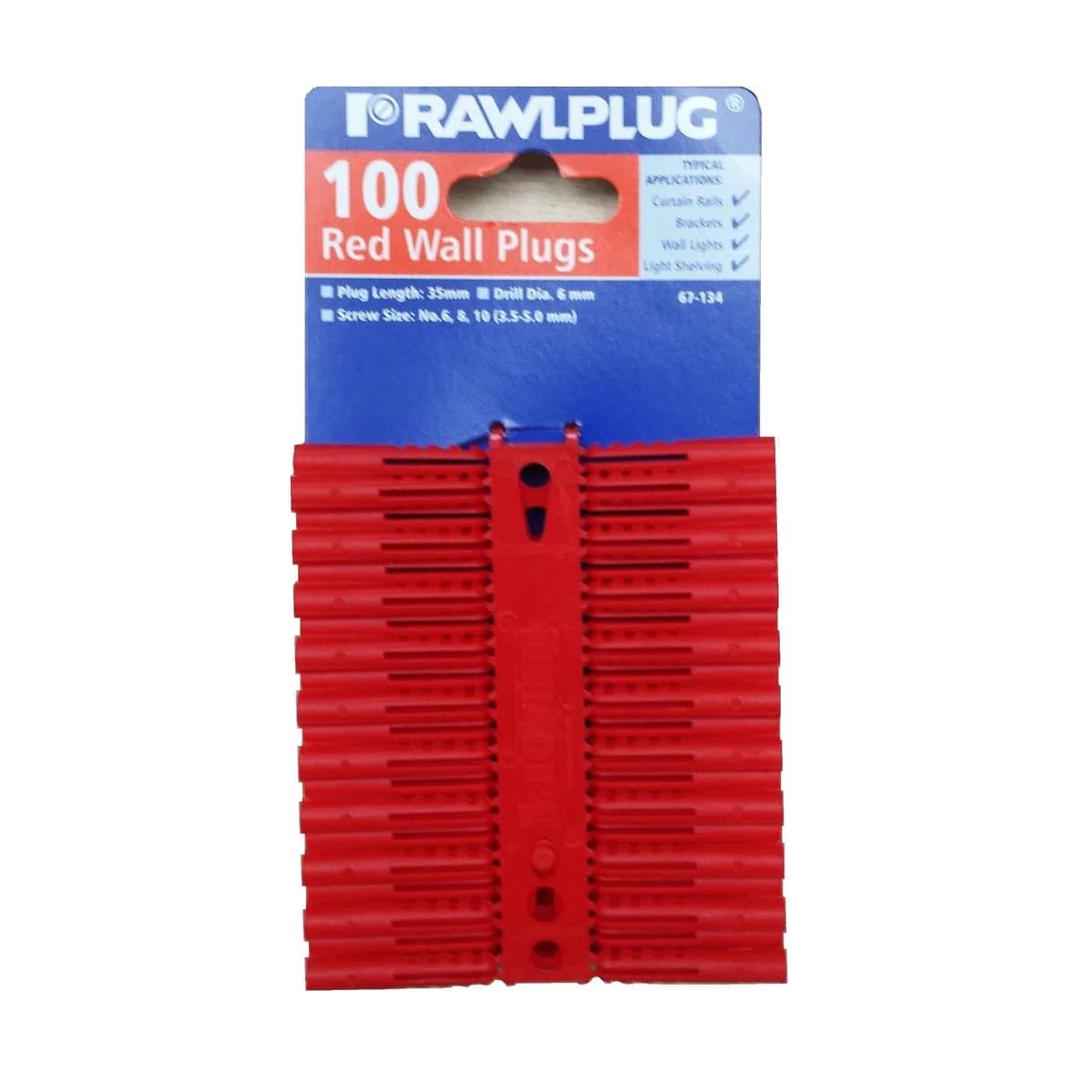 RawlPlug Red Wall Plugs