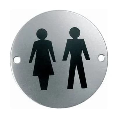 Sign Round Unisex SAA 75mm PP