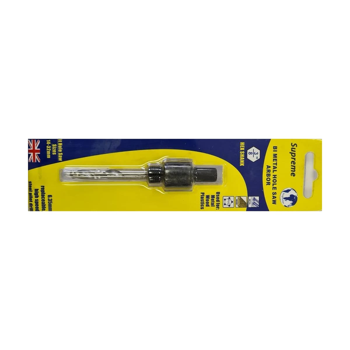 Supreme Hole Saw Arbor for 18-32mm HEX S