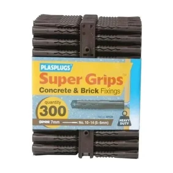 Brown Super Grip Plugs 300s