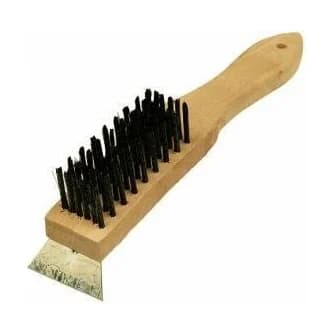 Wire Brush with Scraper