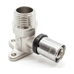 Male Bacplate Elbow 16mm x 1/2