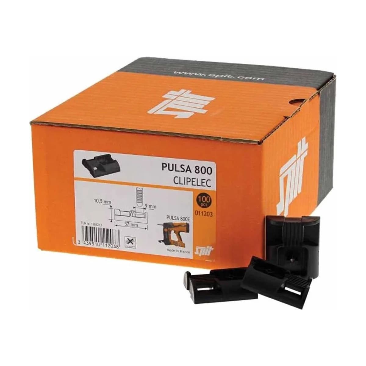Spit 011203 Clip Elec cable tie base box of 100