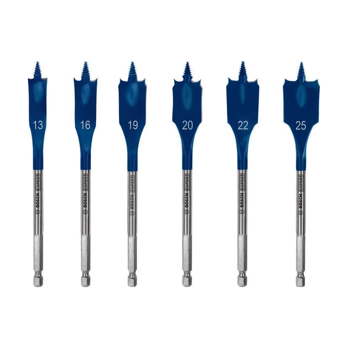 Bosch Expert SelfCut Speed spade bit set 13/16/19/20/22/25 mm 6-pc