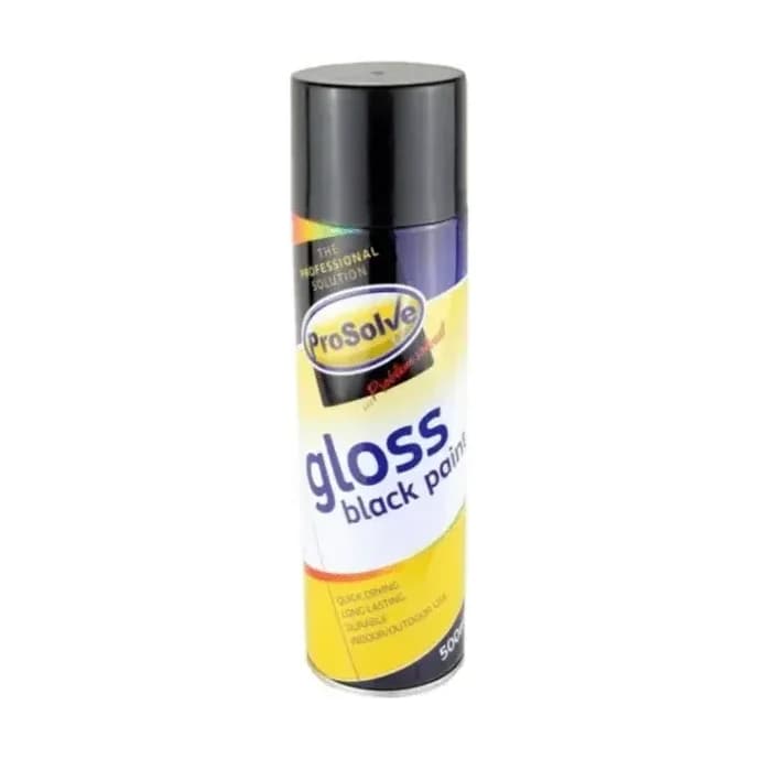 Spray Paint Gloss Black 500ml