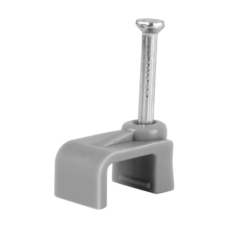 4mm FT&E Cable Clips Grey