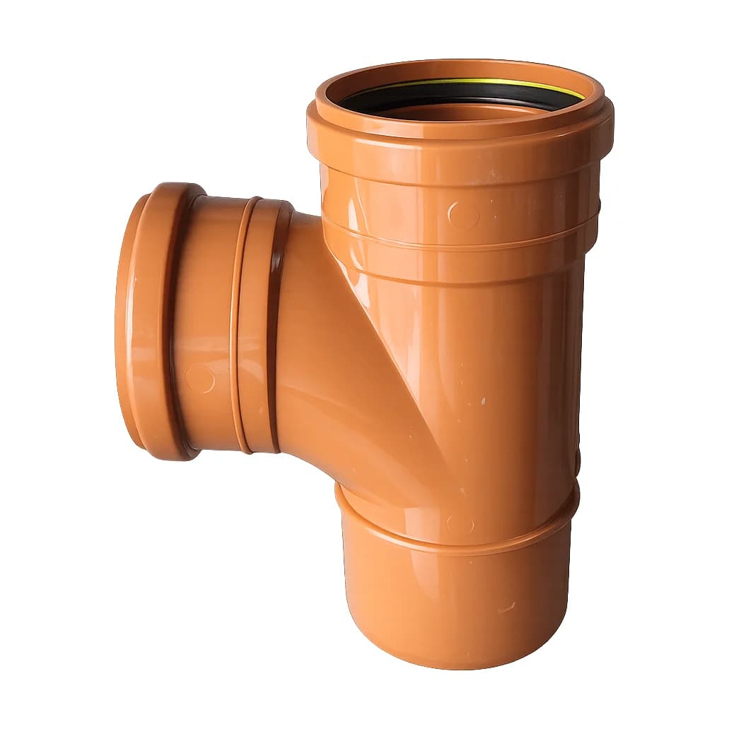 Tee Double Socket 110mm