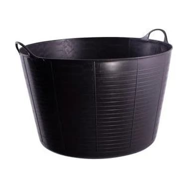 Red Gorilla SP75GBK 19.8 Gallon Extra Large Black Recycled Gorilla Tub