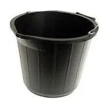 3 Gal Black Bucket
