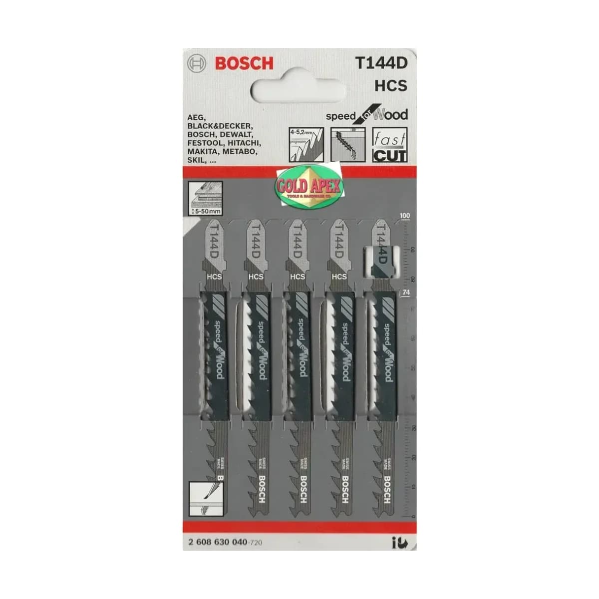 Supreme T144D Fast Cut Jigsaw Blade 3x