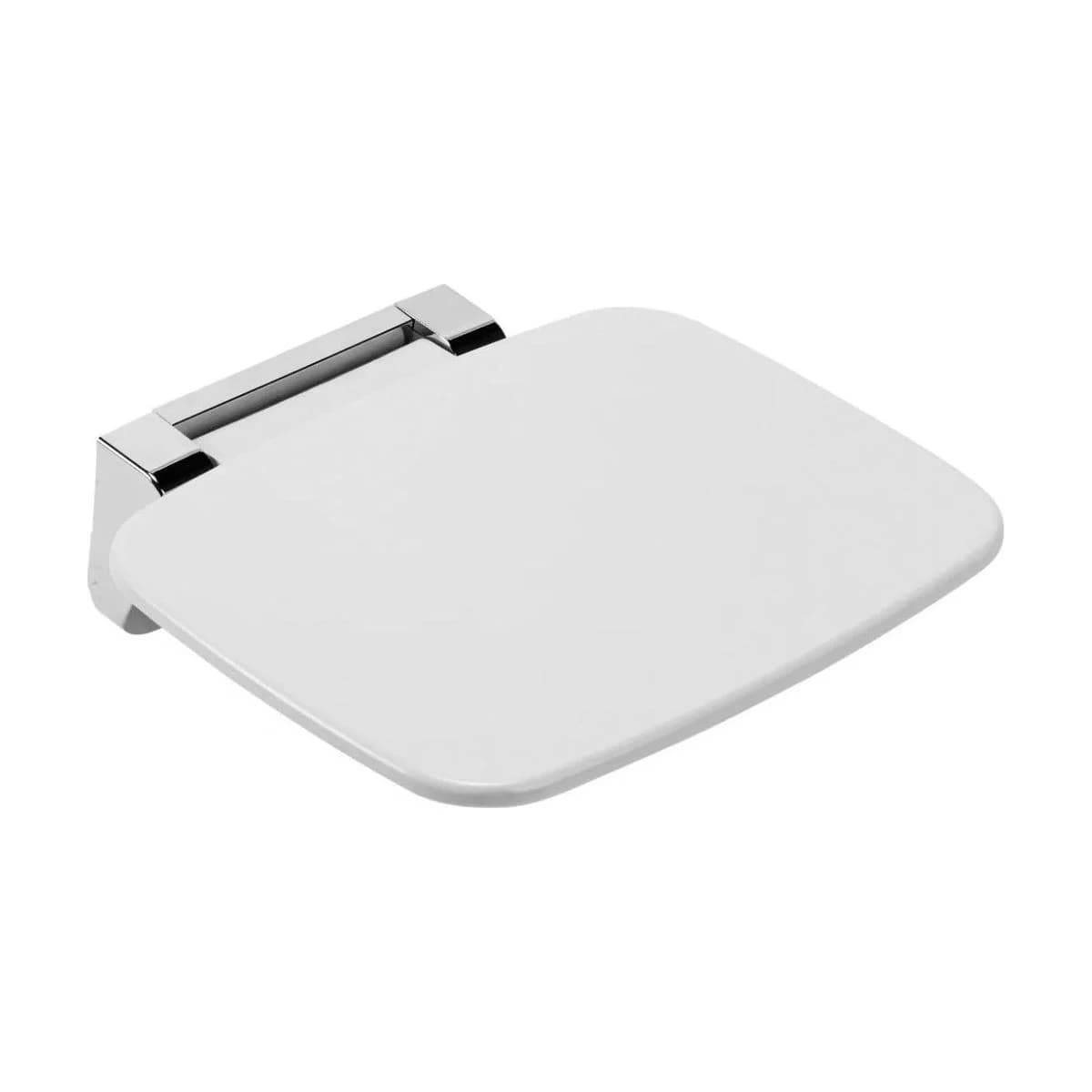 White Plastic Shower Seat